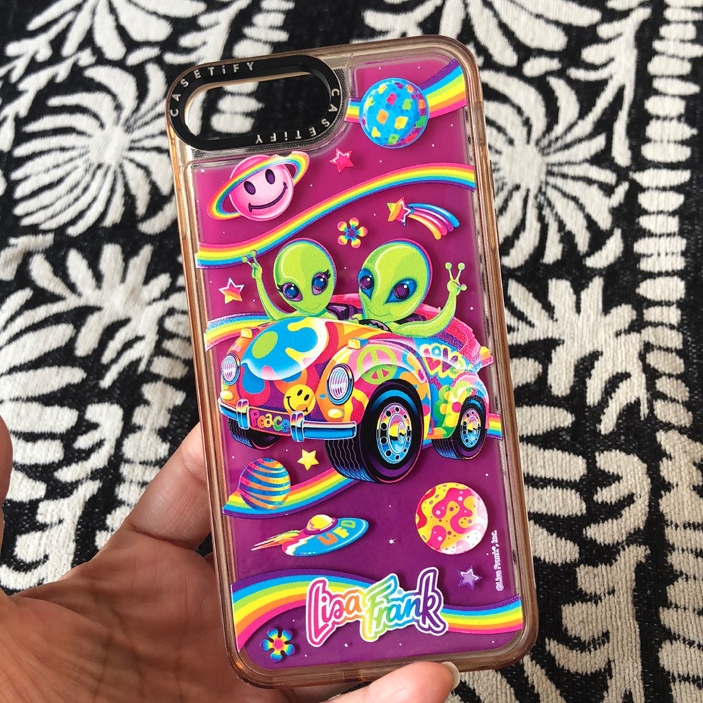 Casetify x Lisa Frank aliens case iPhone 7 8 plus